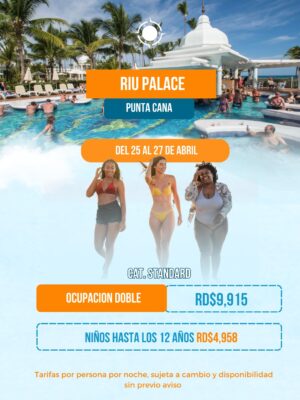 Riu Palace 25 al 27 de abril