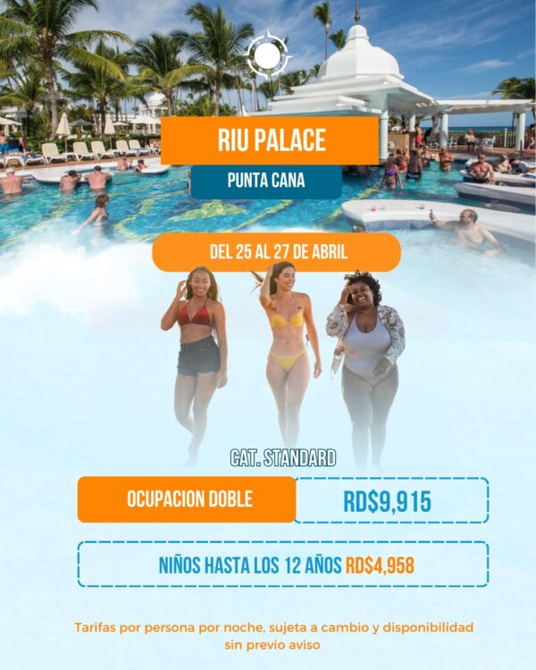 Riu Palace 25 al 27 de abril